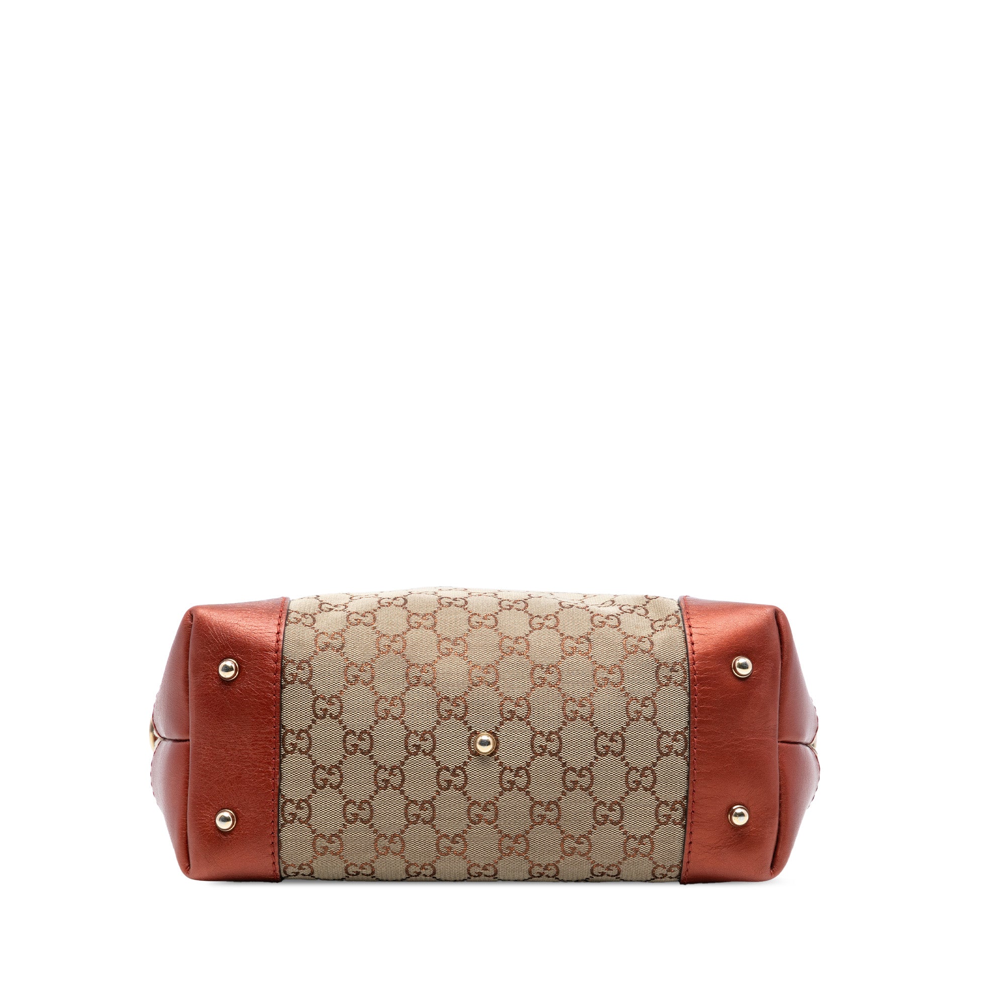 GG Canvas Heart Bit Satchel