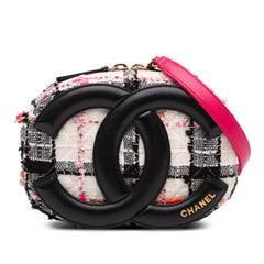 Tweed and Lambskin Coco Midnight Camera Bag