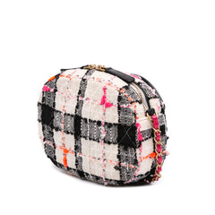 Tweed and Lambskin Coco Midnight Camera Bag