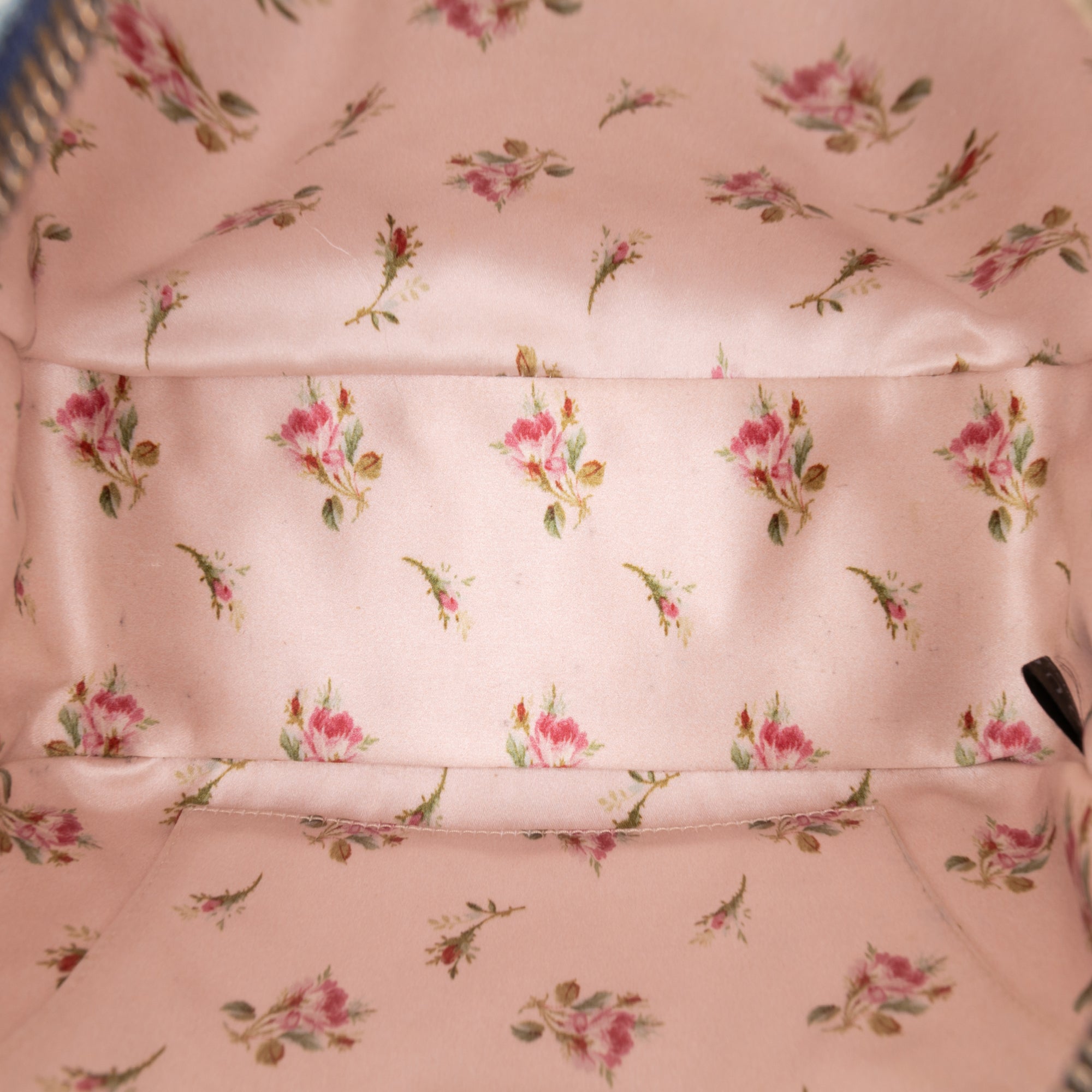 Small GG Marmont Embroidered Matelasse Denim Crossbody