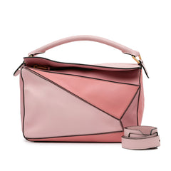 Small Calfskin Puzzle Satchel