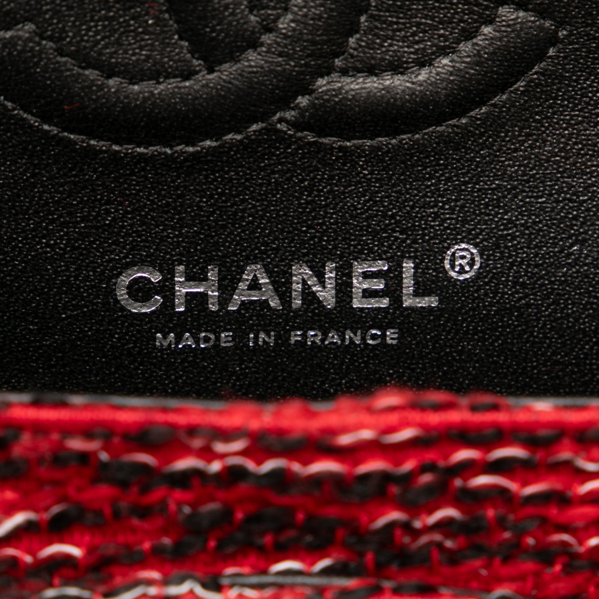 Small Classic Tweed Charm Double Flap