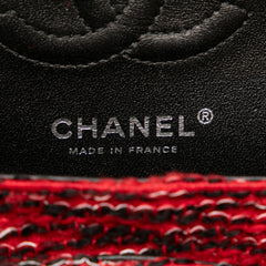Small Classic Tweed Charm Double Flap