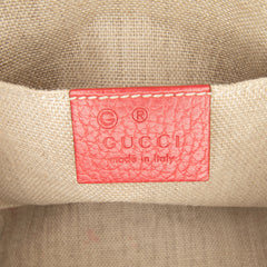 Mini Leather GG Charm Dome Satchel