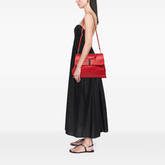 Large Leather Bamboo Daily Satchel