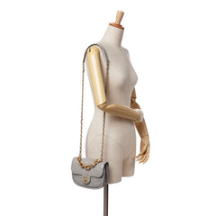 CC Quilted Lambskin Rounded Flap