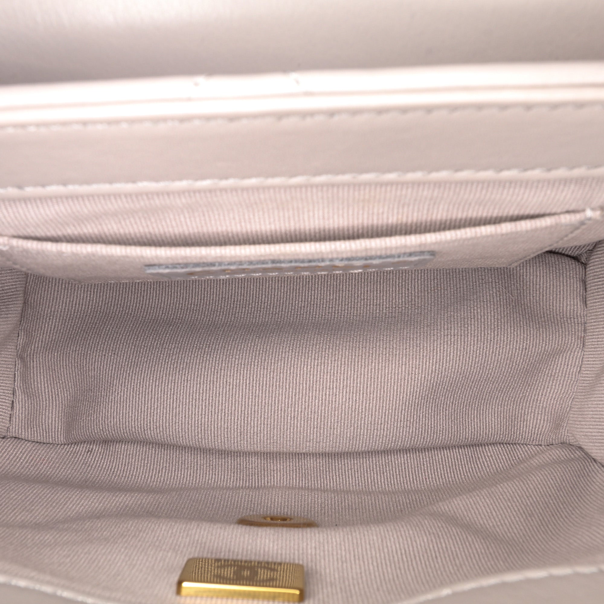 CC Quilted Lambskin Rounded Flap