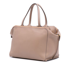 Anagram Leather Zipper Bag
