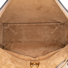 Anagram Leather Zipper Bag