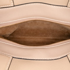 Anagram Leather Zipper Bag
