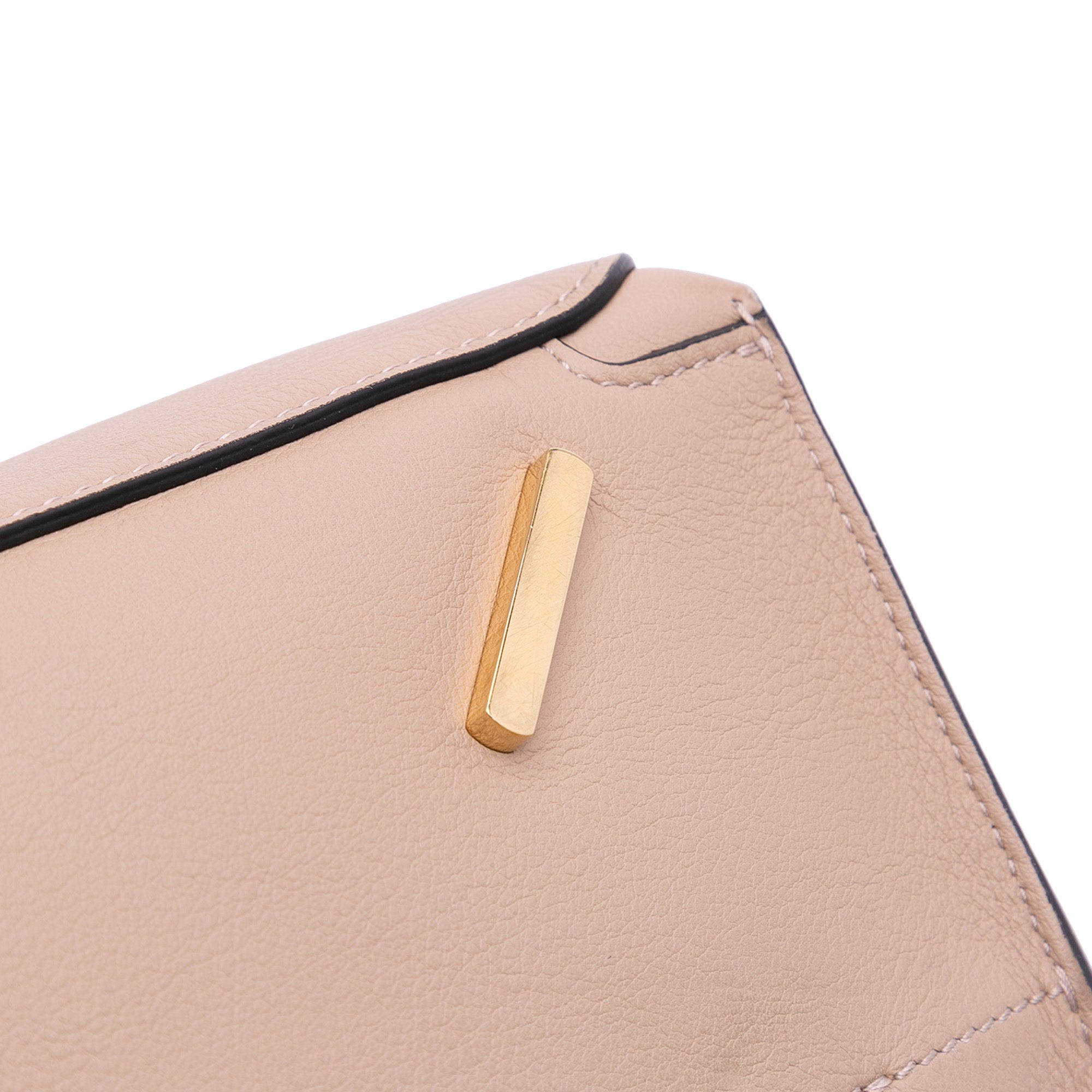Anagram Leather Zipper Bag