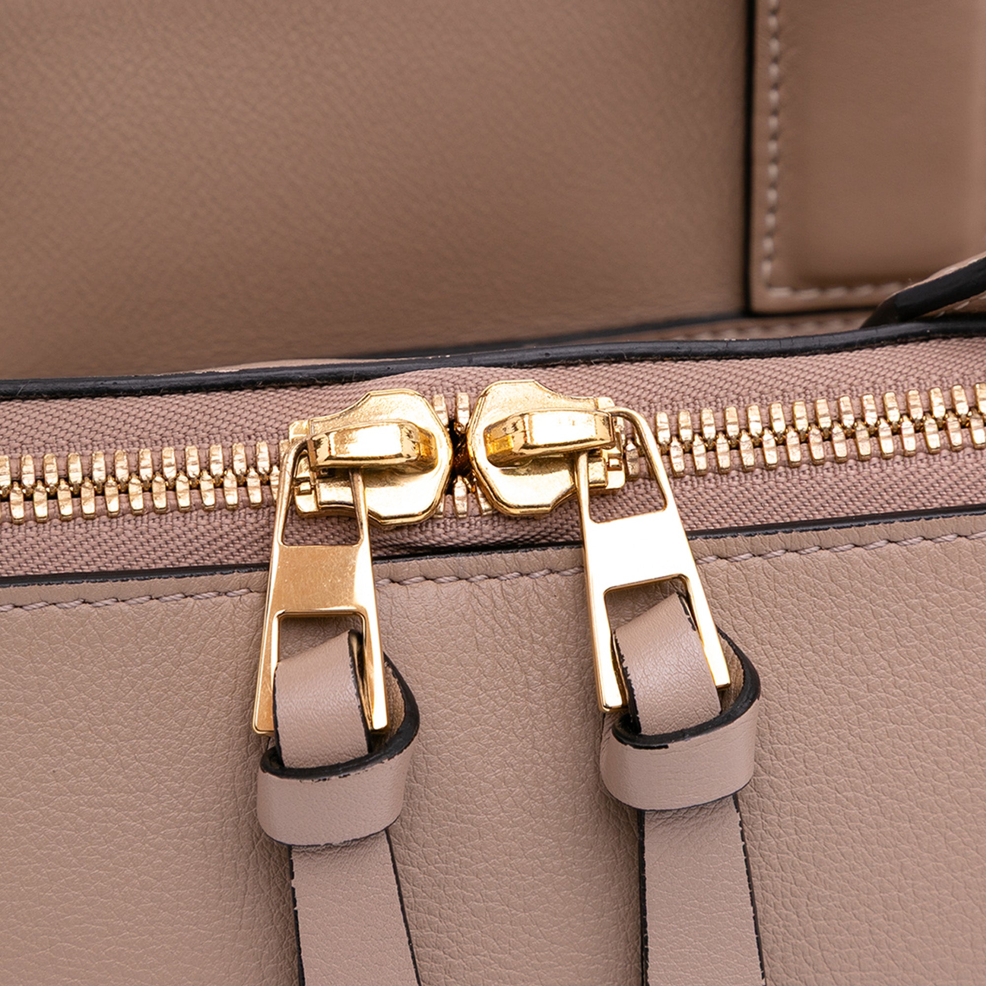 Anagram Leather Zipper Bag