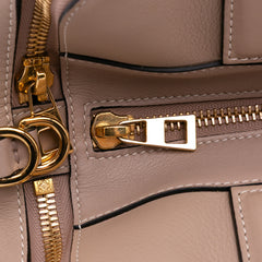Anagram Leather Zipper Bag
