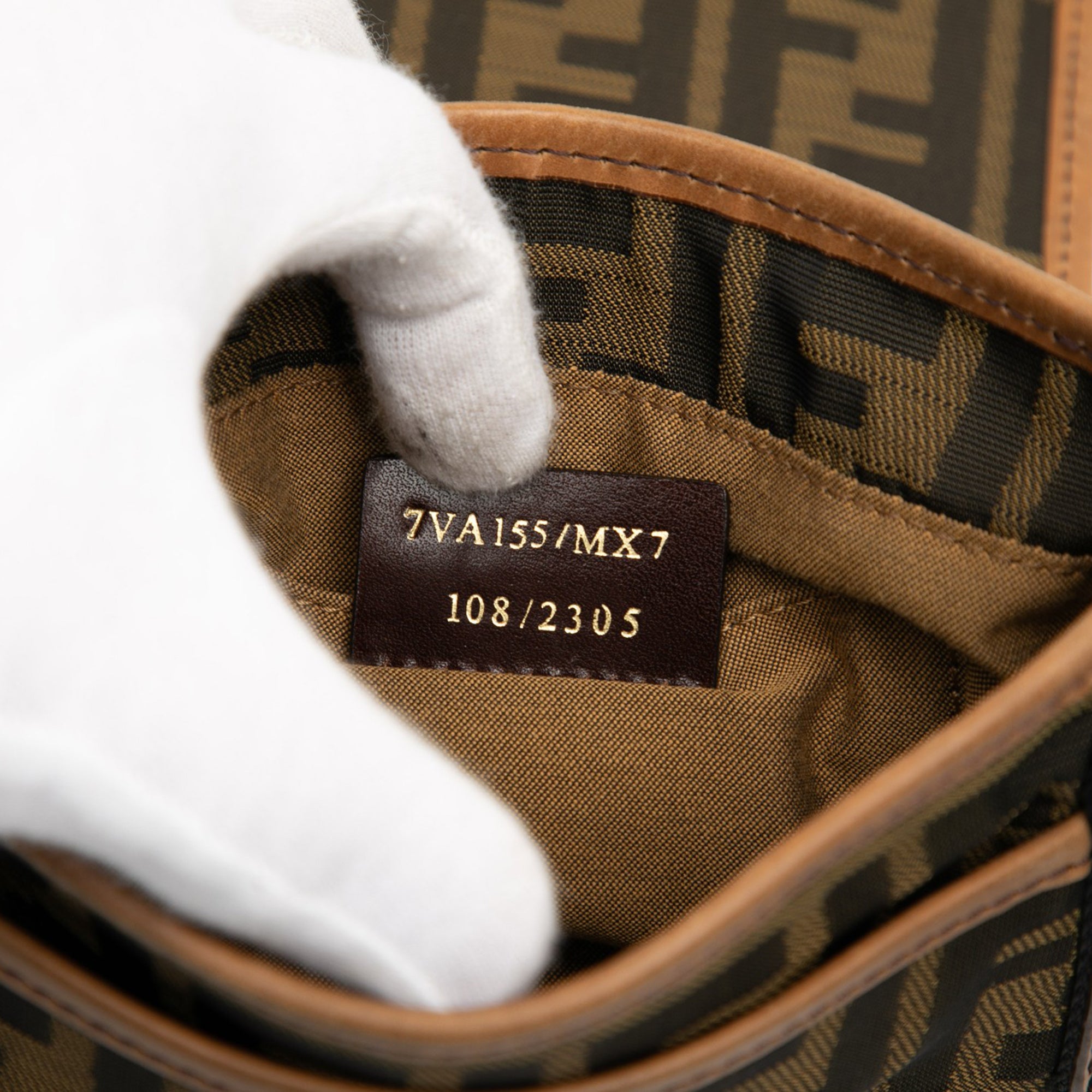 Mini FF Zucca Canvas Crossbody