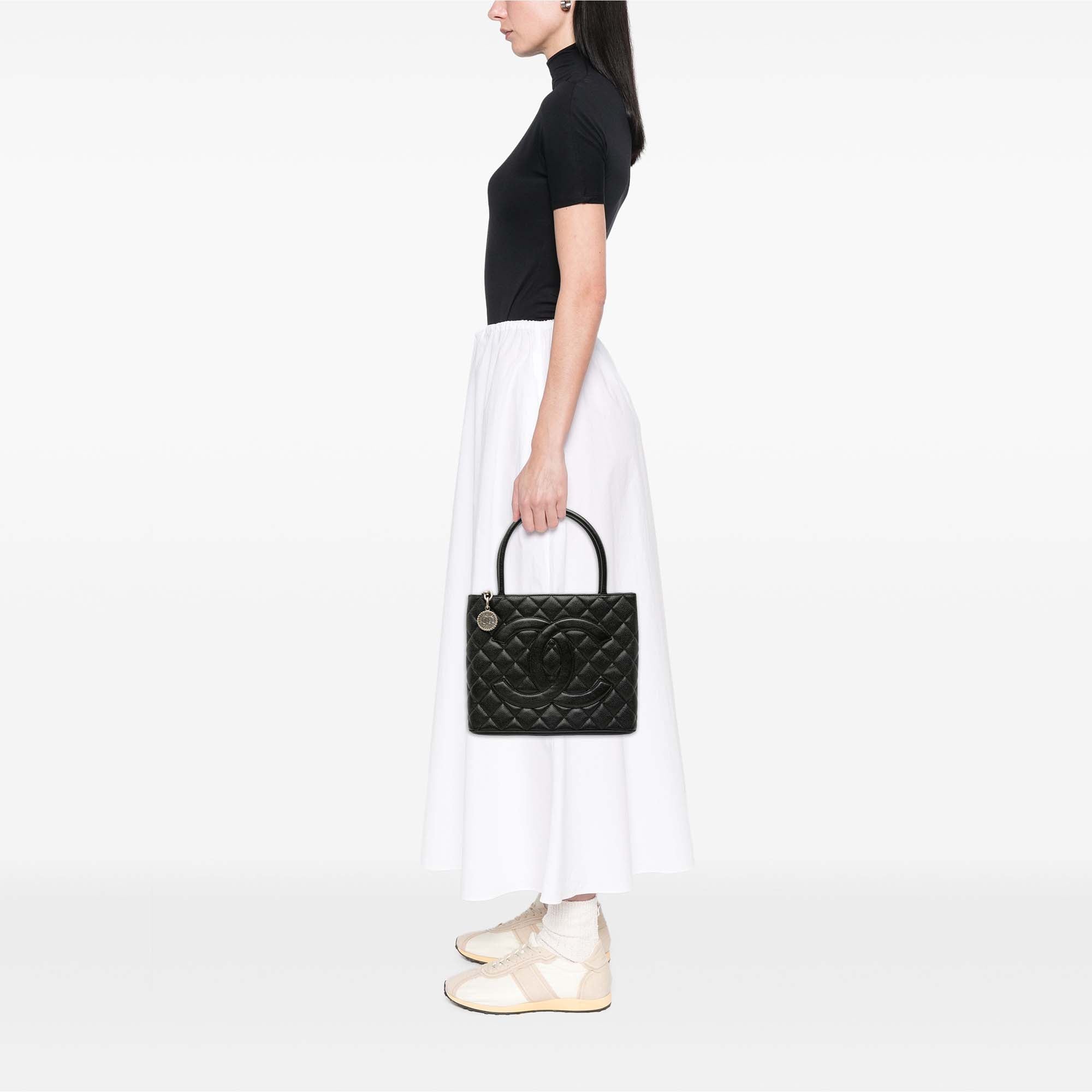 Caviar Medallion Tote