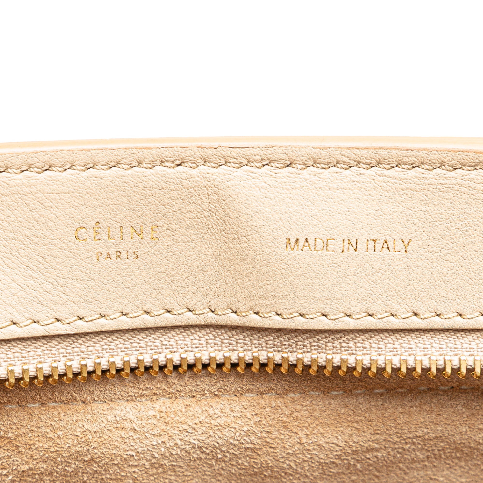 Medium Bicolor Calfskin and Suede Trapeze Satchel