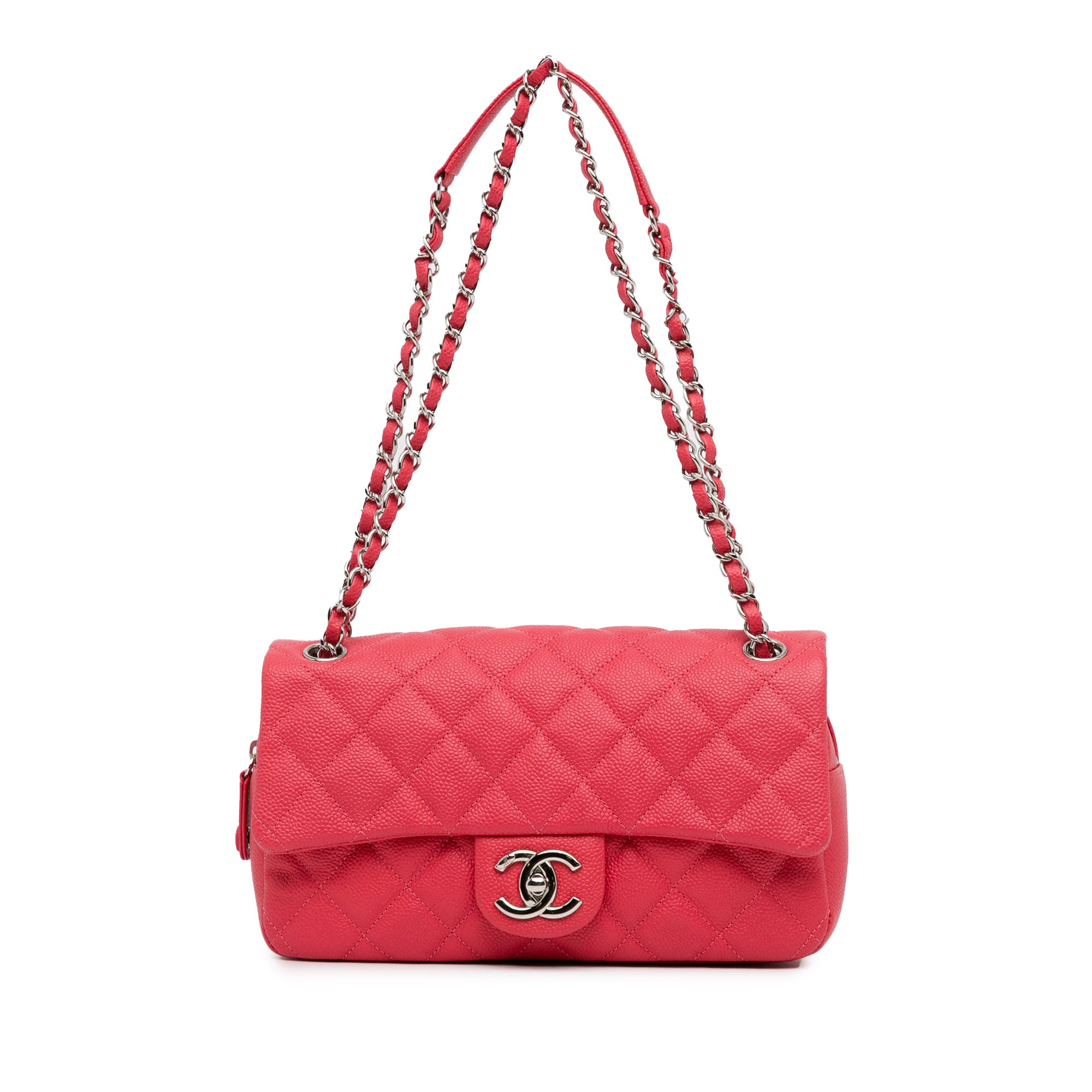 Medium Quilted Caviar Easy Flap_0