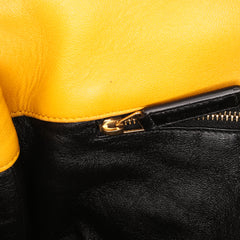 Quilted Lambskin Sade Puffer Envelope Clutch