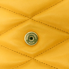 Quilted Lambskin Sade Puffer Envelope Clutch