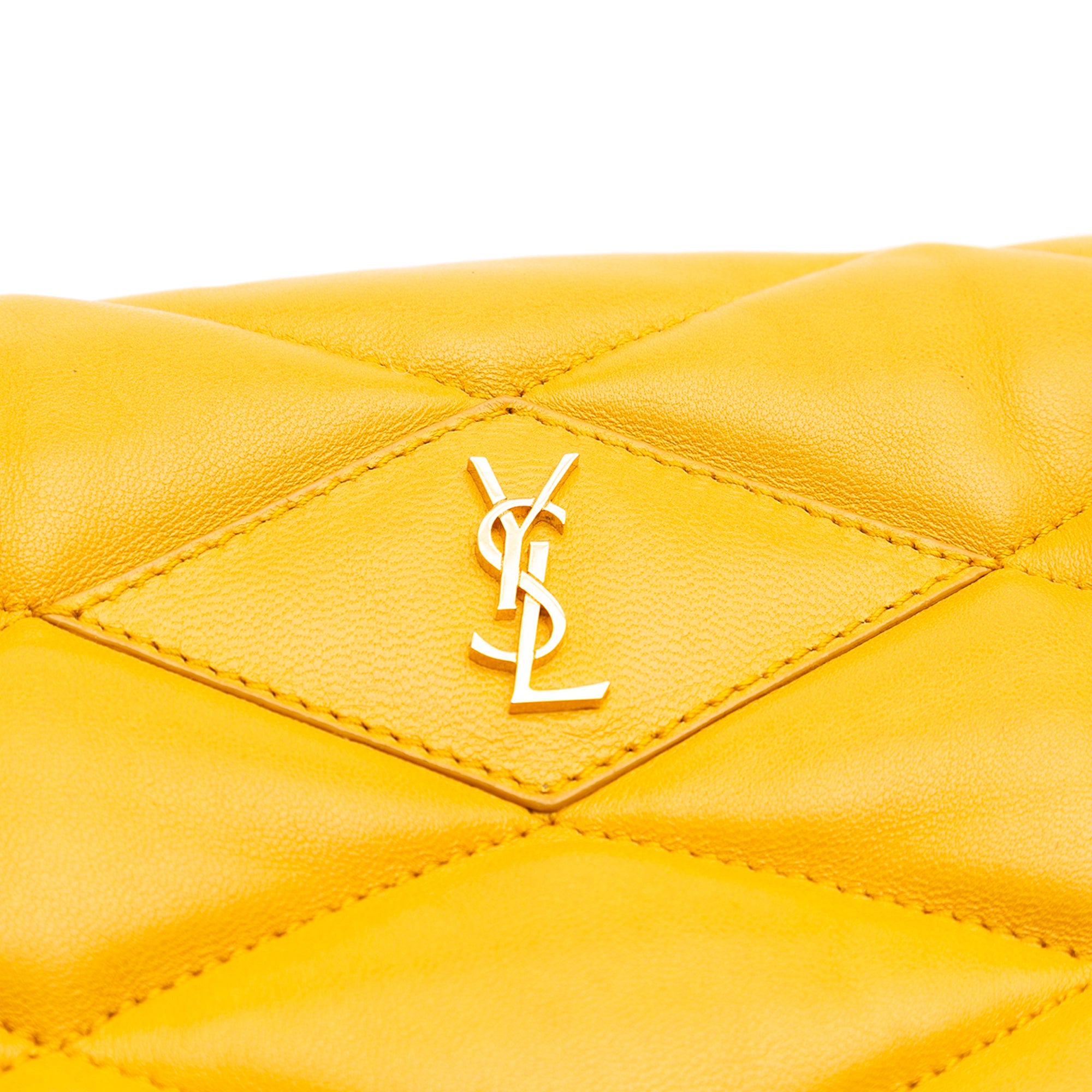 Quilted Lambskin Sade Puffer Envelope Clutch