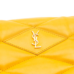 Quilted Lambskin Sade Puffer Envelope Clutch