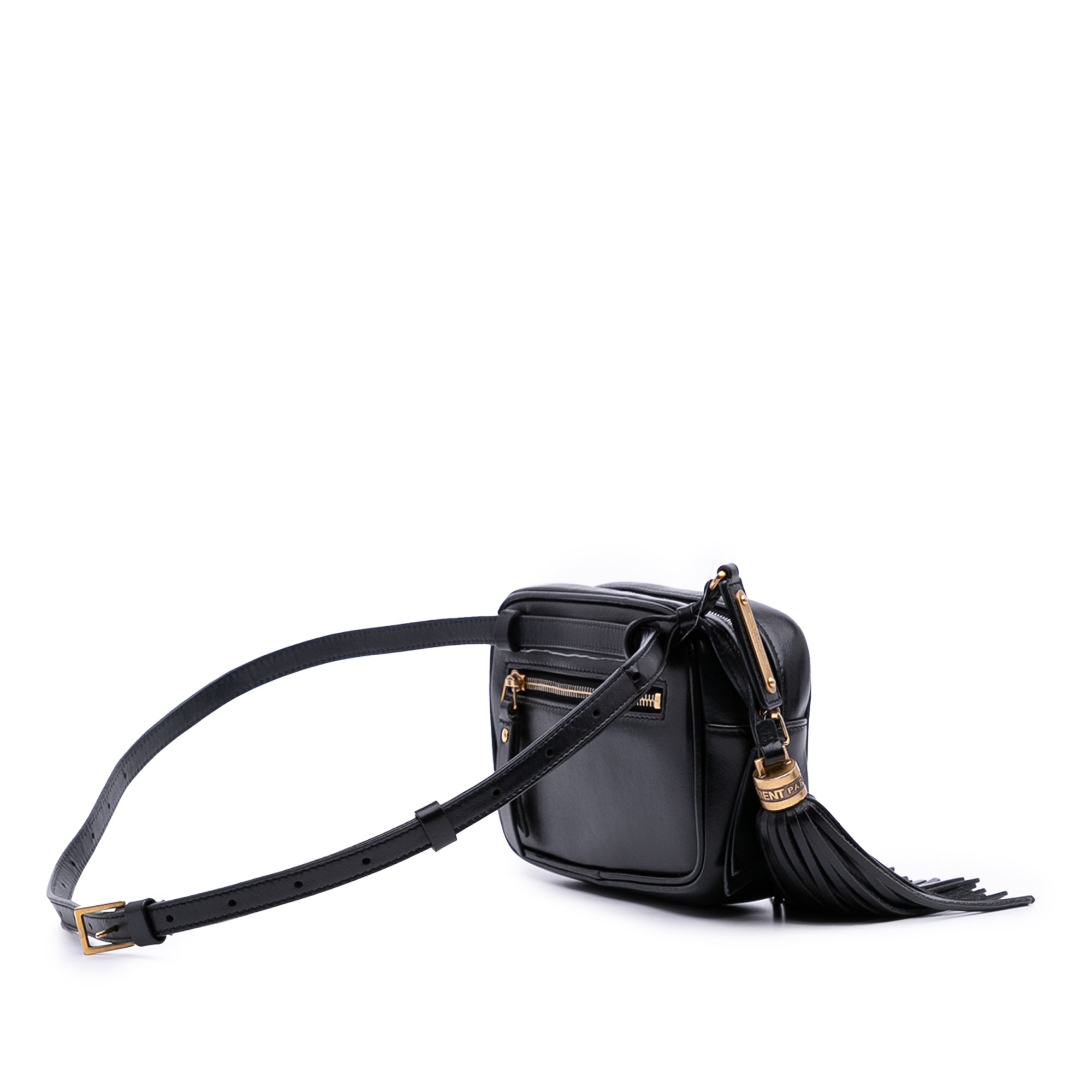 Quilted Calfskin Tassel Lou Belt Bag