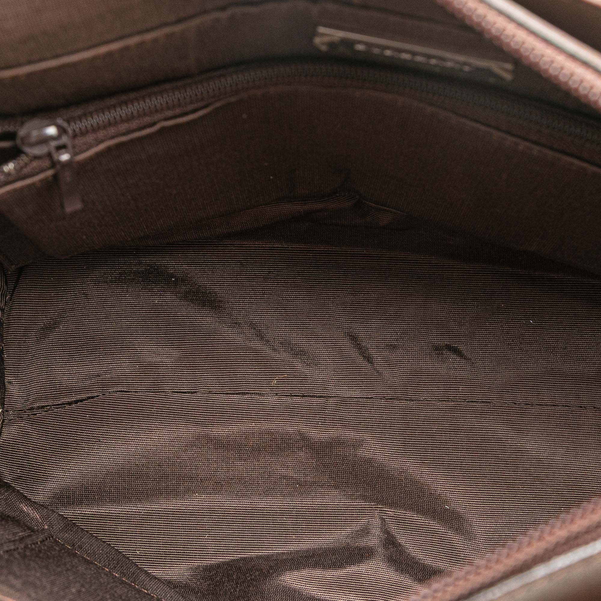 House Check Canvas Tote