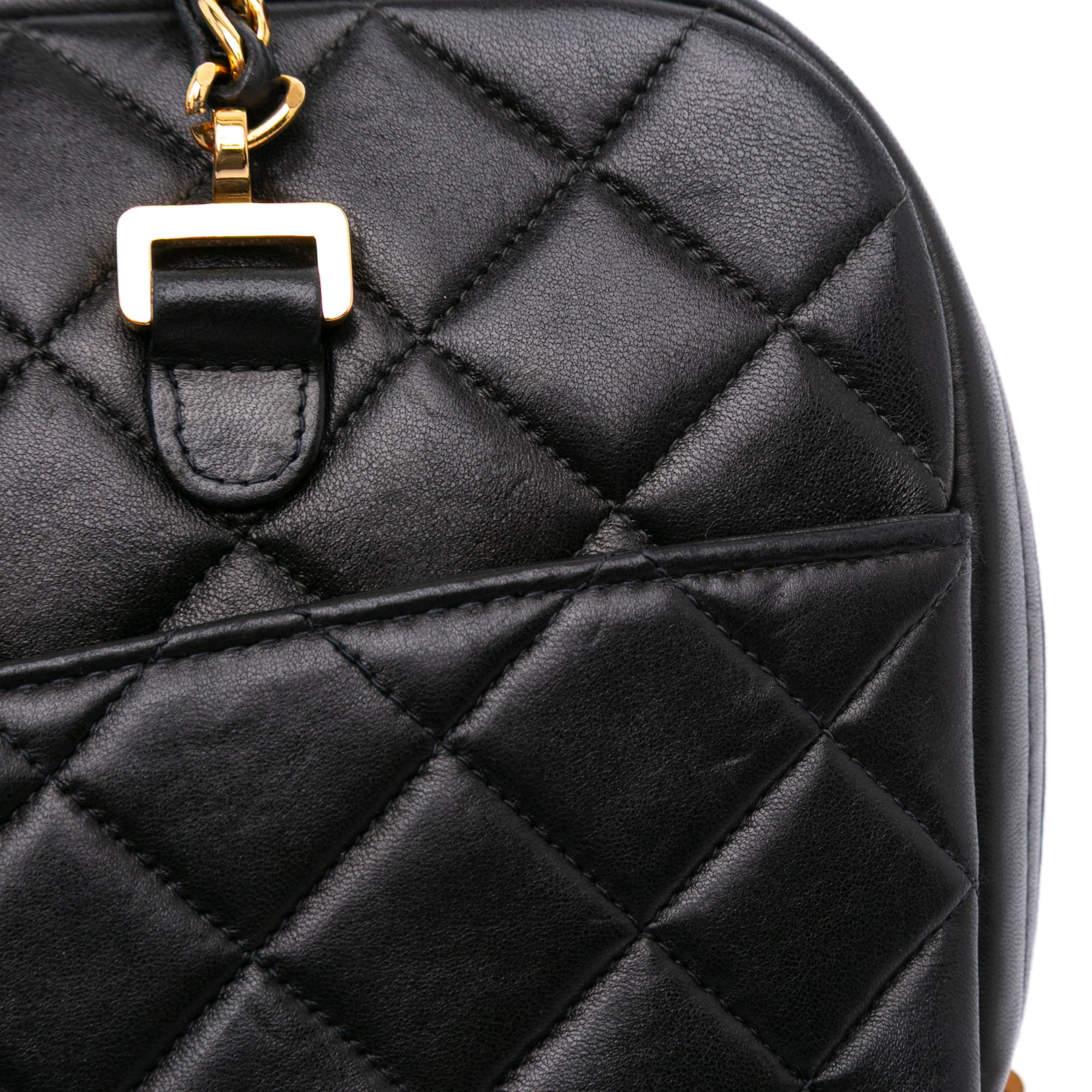Quilted Lambskin Shoulder Bag