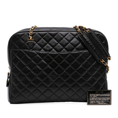Quilted Lambskin Shoulder Bag