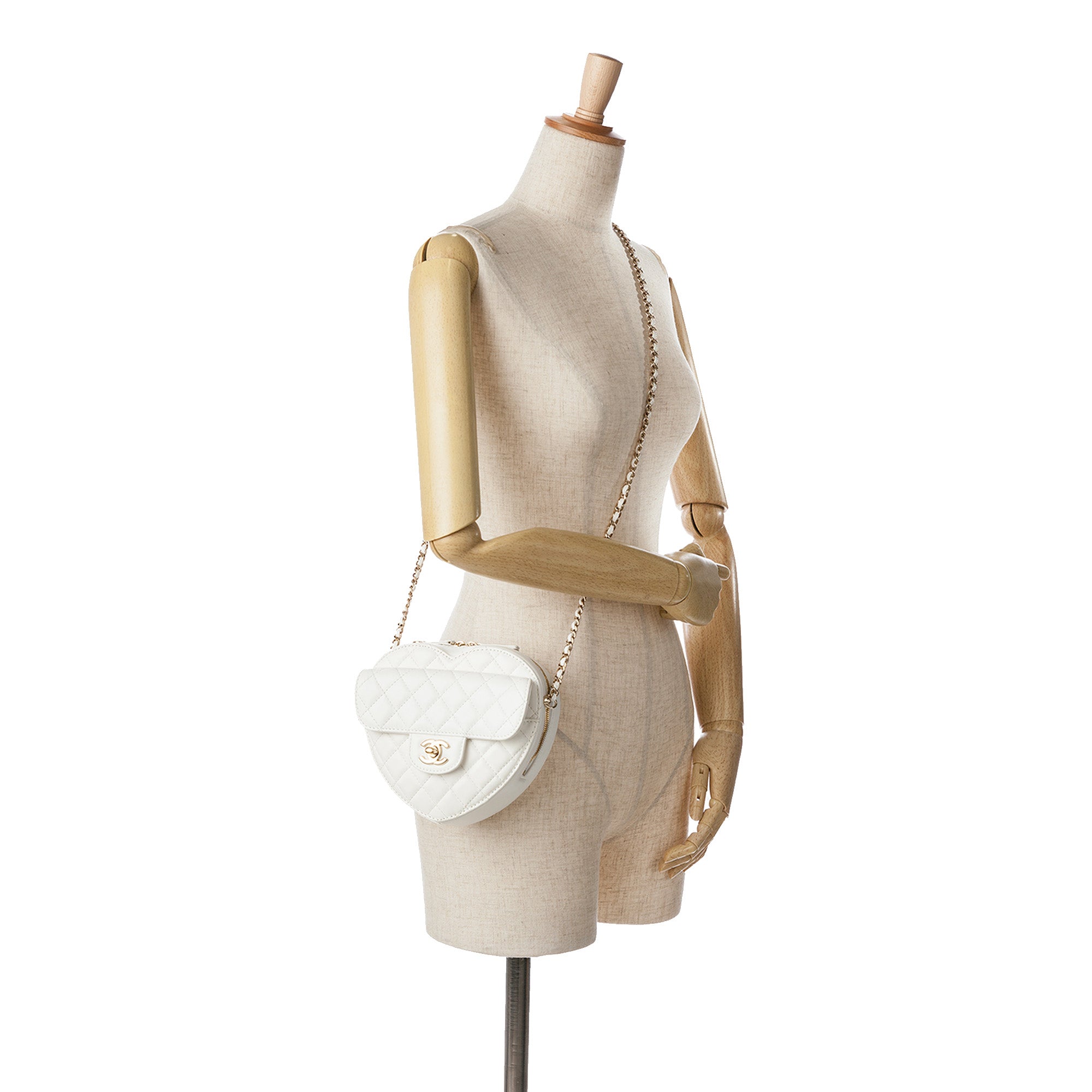 Large Lambskin CC in Love Heart Crossbody