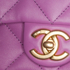 Mini Quilted Lambskin Funky Town Flap