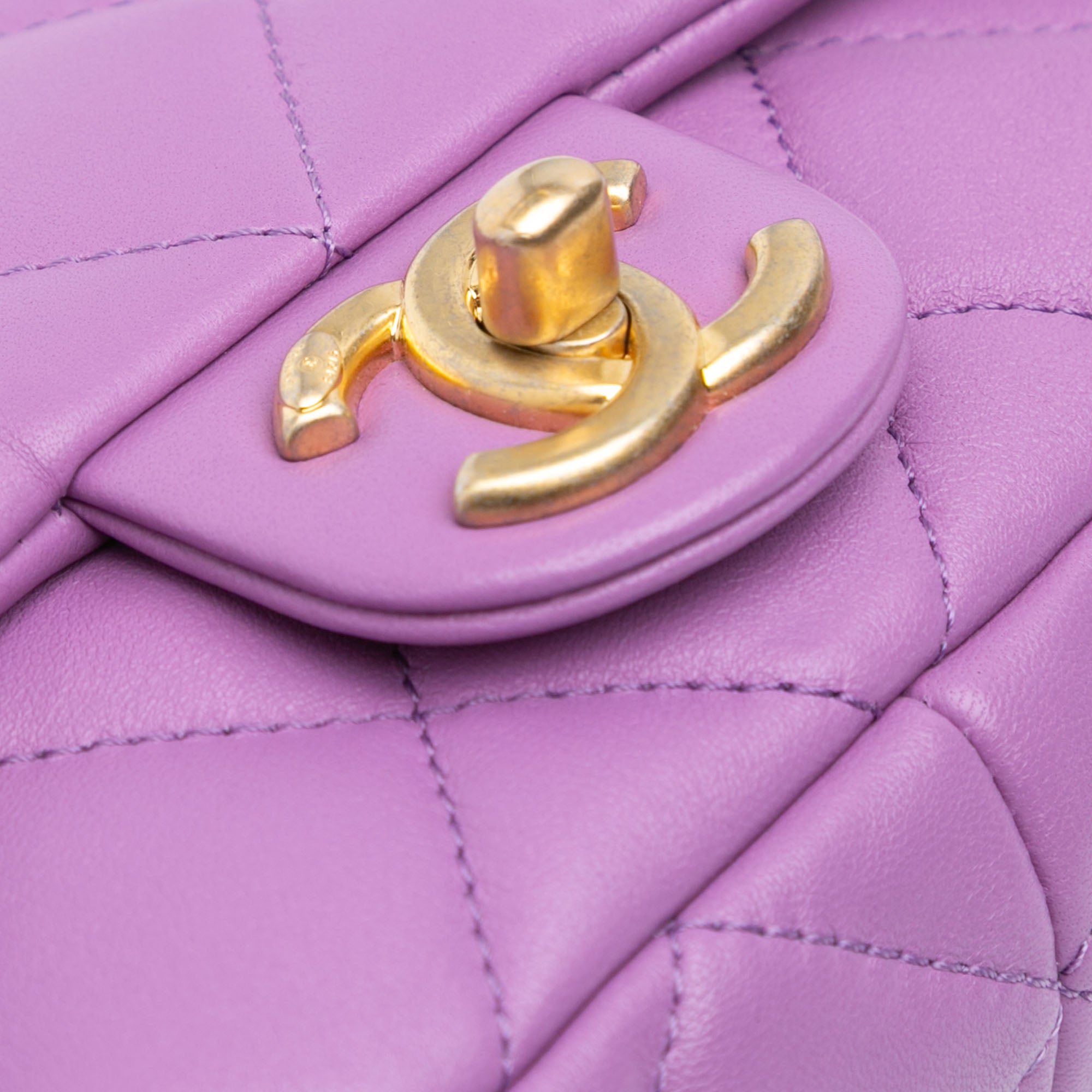 Mini Quilted Lambskin Funky Town Flap