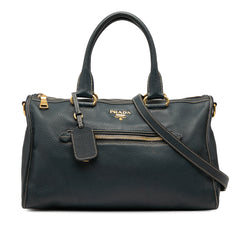 Vitello Daino Zip Top Satchel