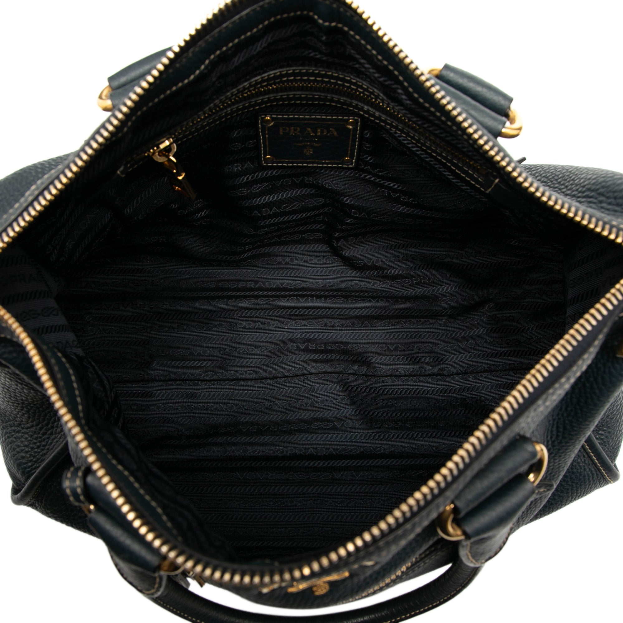 Vitello Daino Zip Top Satchel