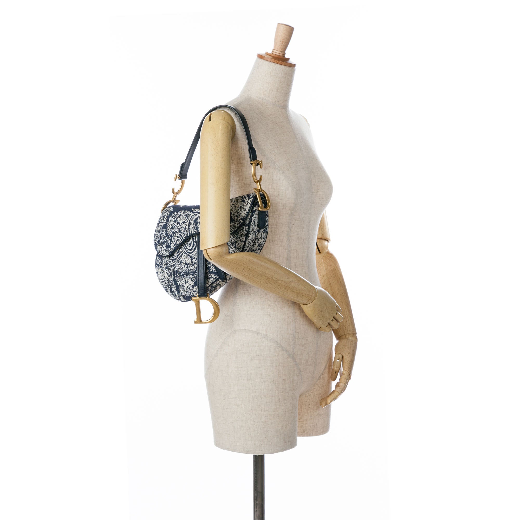 Medium Toile De Jouy Saddle_7