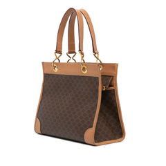 Macadam Coated Canvas Handbag