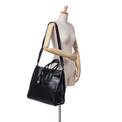 Textured Patent Sac De Jour North South Satchel