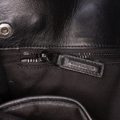 Textured Patent Sac De Jour North South Satchel