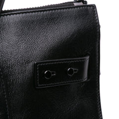 Textured Patent Sac De Jour North South Satchel