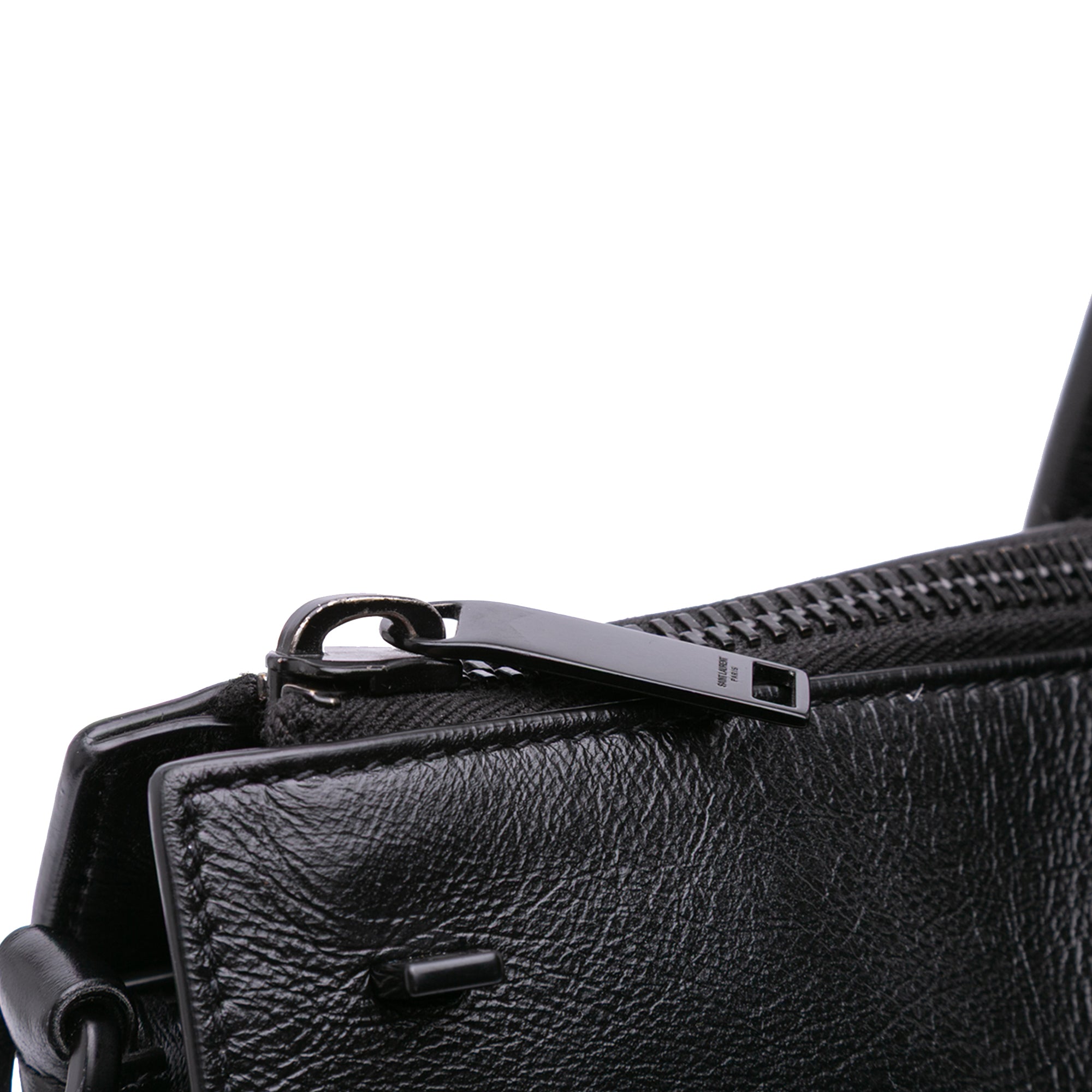 Textured Patent Sac De Jour North South Satchel