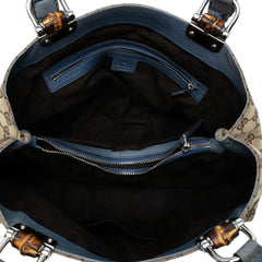 Medium GG Canvas Bamboo Libeccio Tote