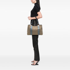 Medium GG Canvas Bamboo Libeccio Tote