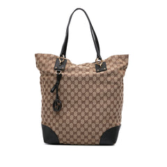 Large GG Canvas GG Charm Tote