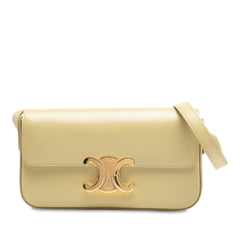 Shiny Calfskin Claude Shoulder Bag