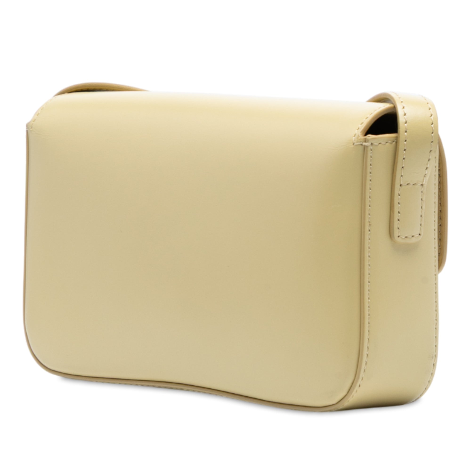 Shiny Calfskin Claude Shoulder Bag