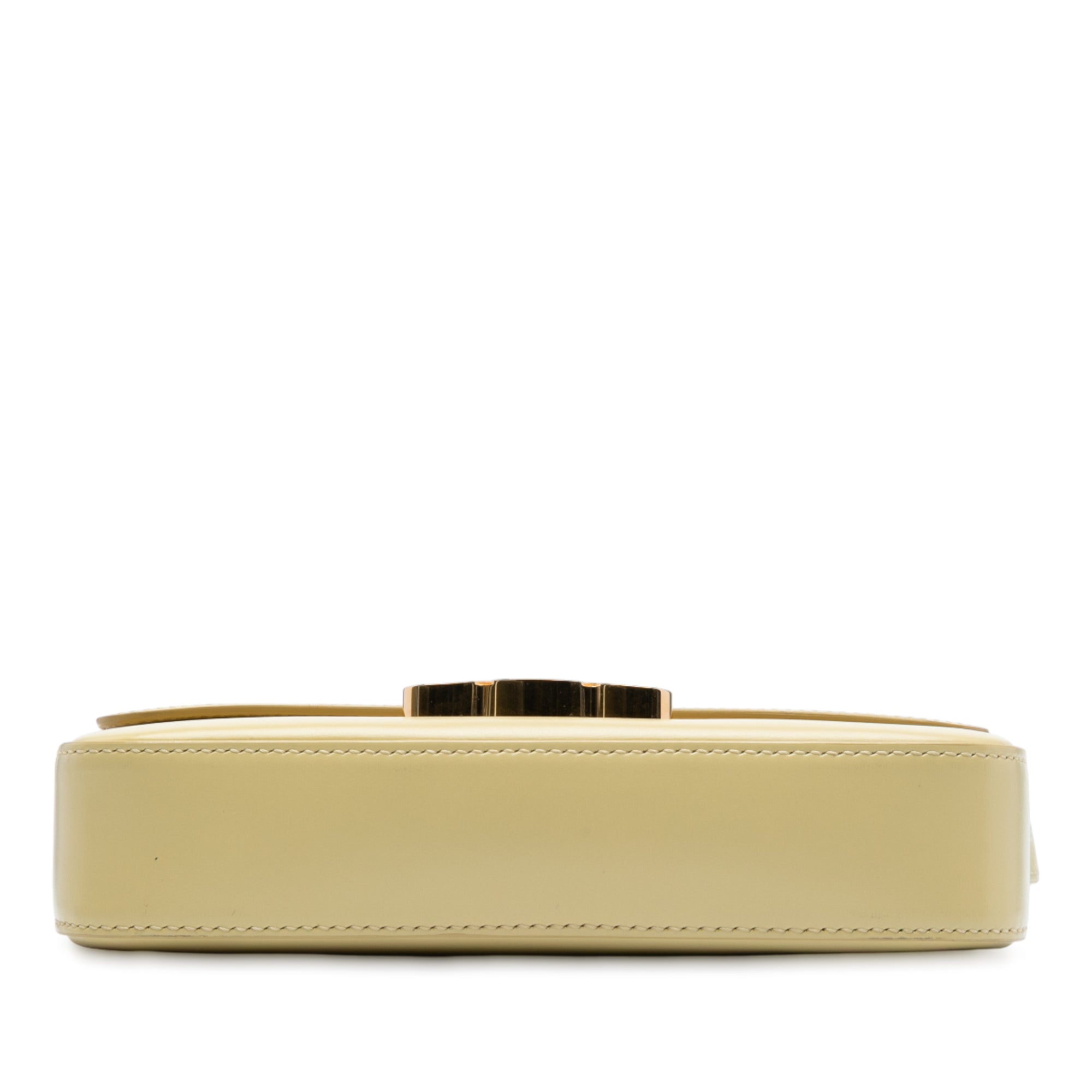 Shiny Calfskin Claude Shoulder Bag