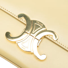 Shiny Calfskin Claude Shoulder Bag