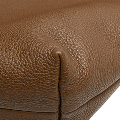 Large Calfskin Bamboo Shopper Satchel