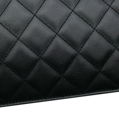 Lambskin Cambon Ligne Wallet On Chain