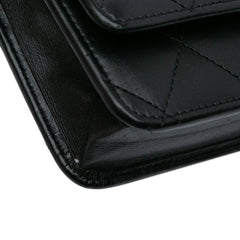 Lambskin Cambon Ligne Wallet On Chain